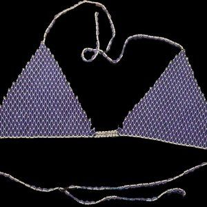 Beaded wearable bikini